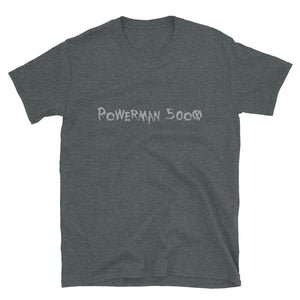 Powerman 5000 Scrawl Unisex T-Shirt - Official Powerman 5000 Merch