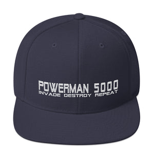 Invade, Destroy, Repeat Snapback Hat - Official Powerman 5000 Merch